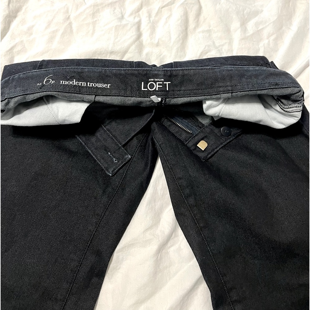 6 petite banana republic low rise flare Jean trousers